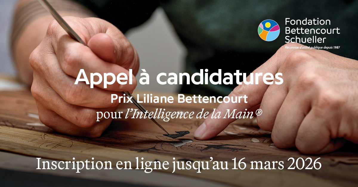Appel à candidature - Prix de l'Intelligence de la Main