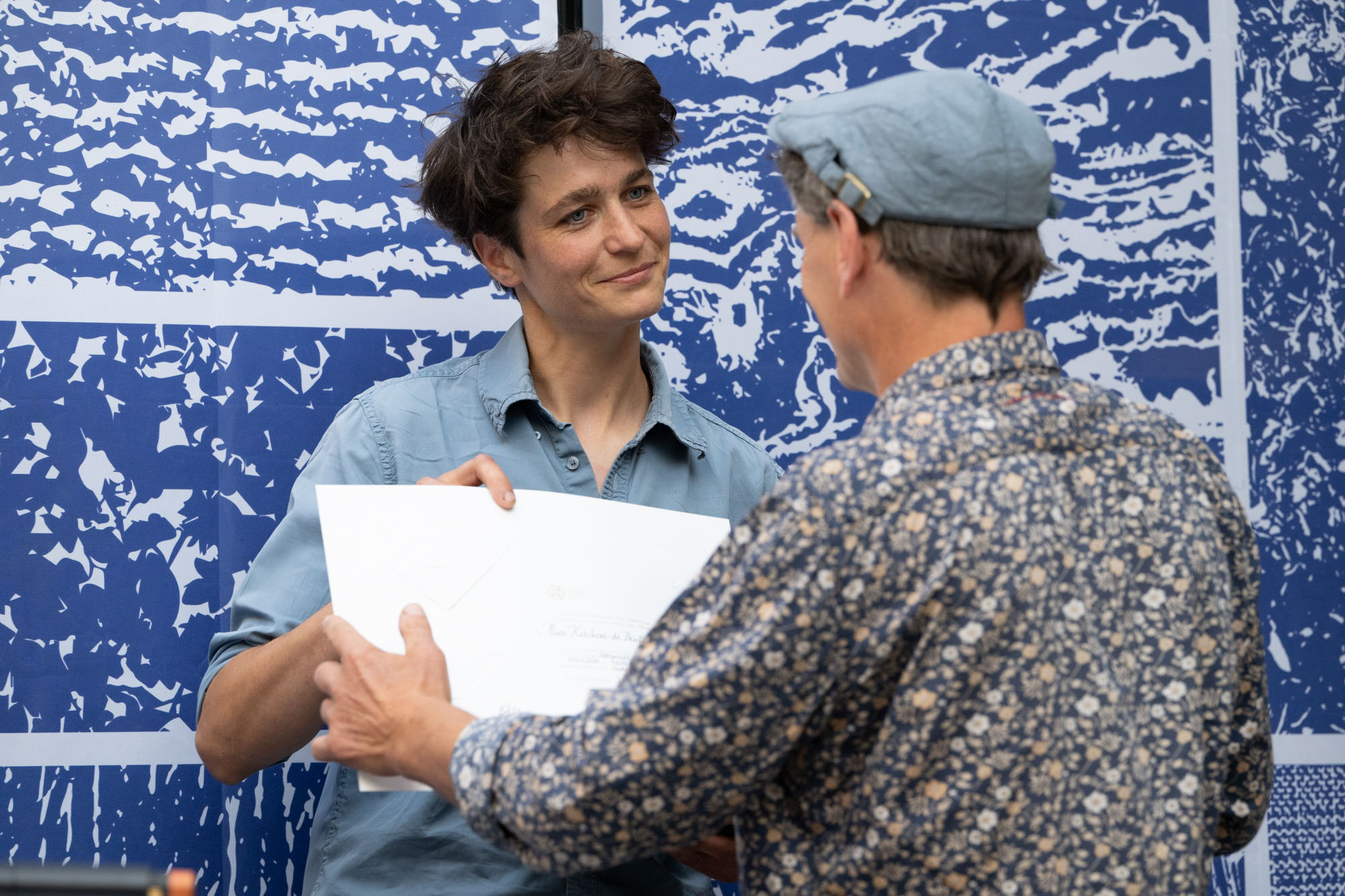 Alice de Kerchove et Ludovic Marsille - Cérémonie de remise des attestations de réussite -  promotion 2019 ©Augustin Détienne