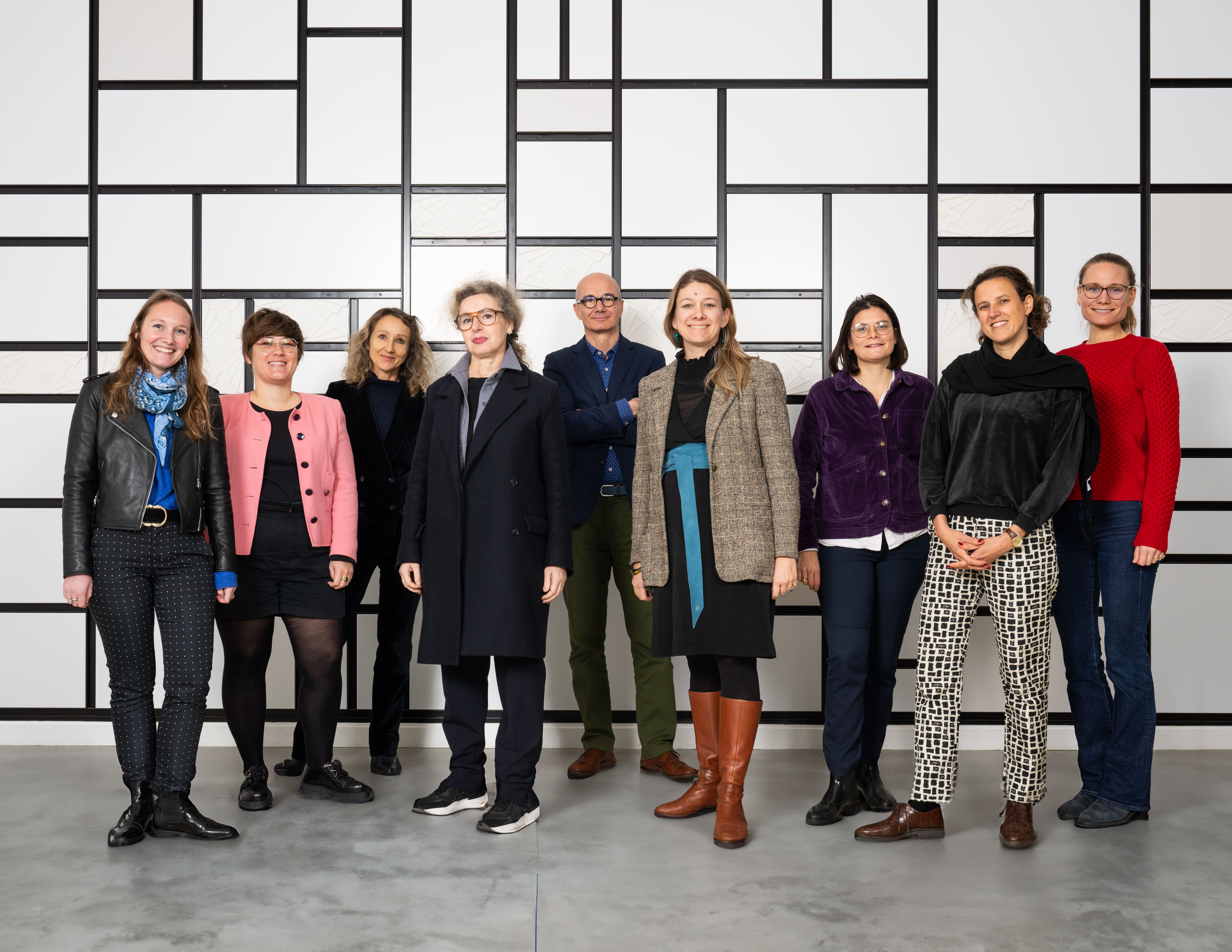 Membre du jury du niveau 3 posant au JAD (le Jardin des métiers d'Art et du Design)