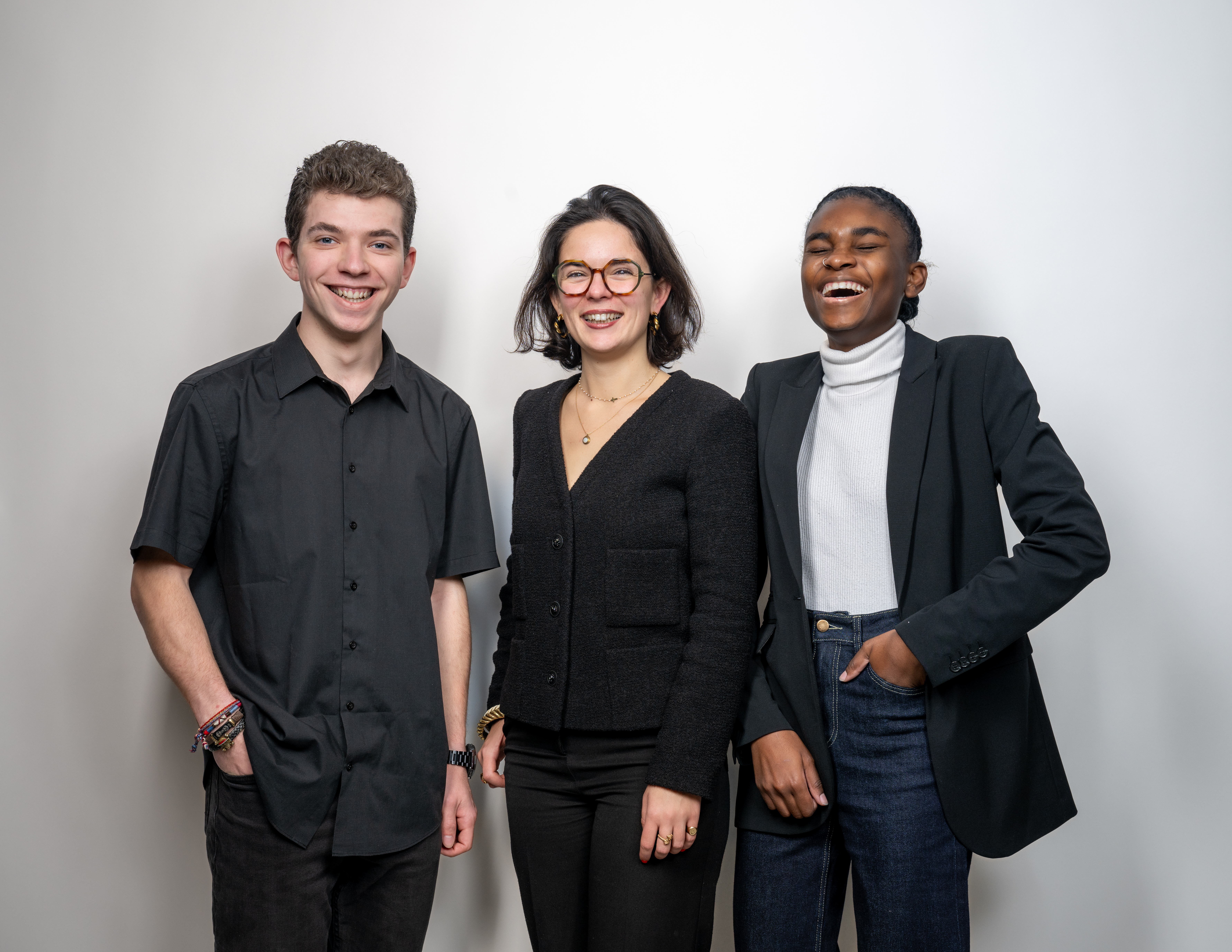 Lauréats niveau 3 du PAMA, Pascal Schudy, Blandine Mercier et Fatima Mogni