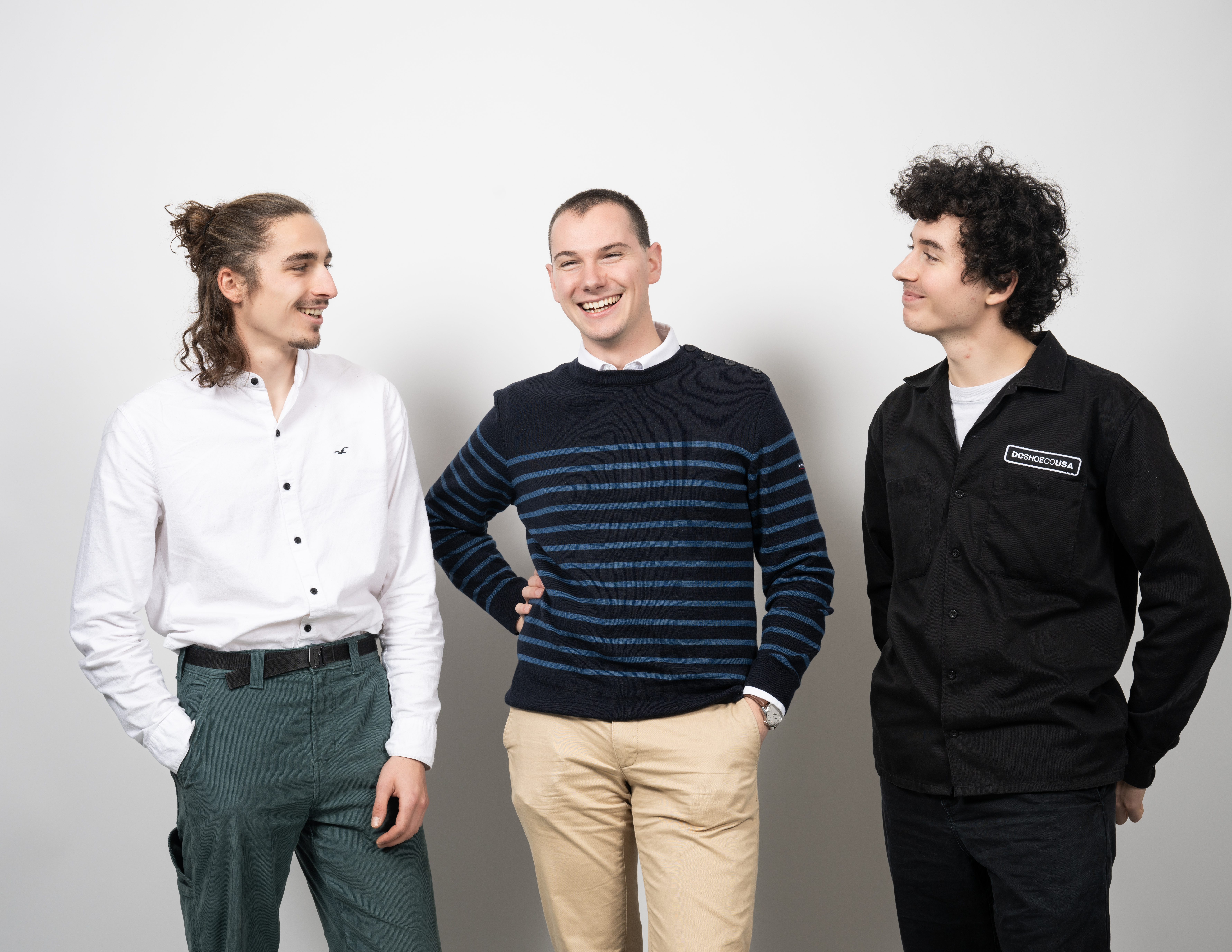 Lauréats niveau 4 Dorian Kerivel, Gabriel de Sevin et Lancelot Brondy