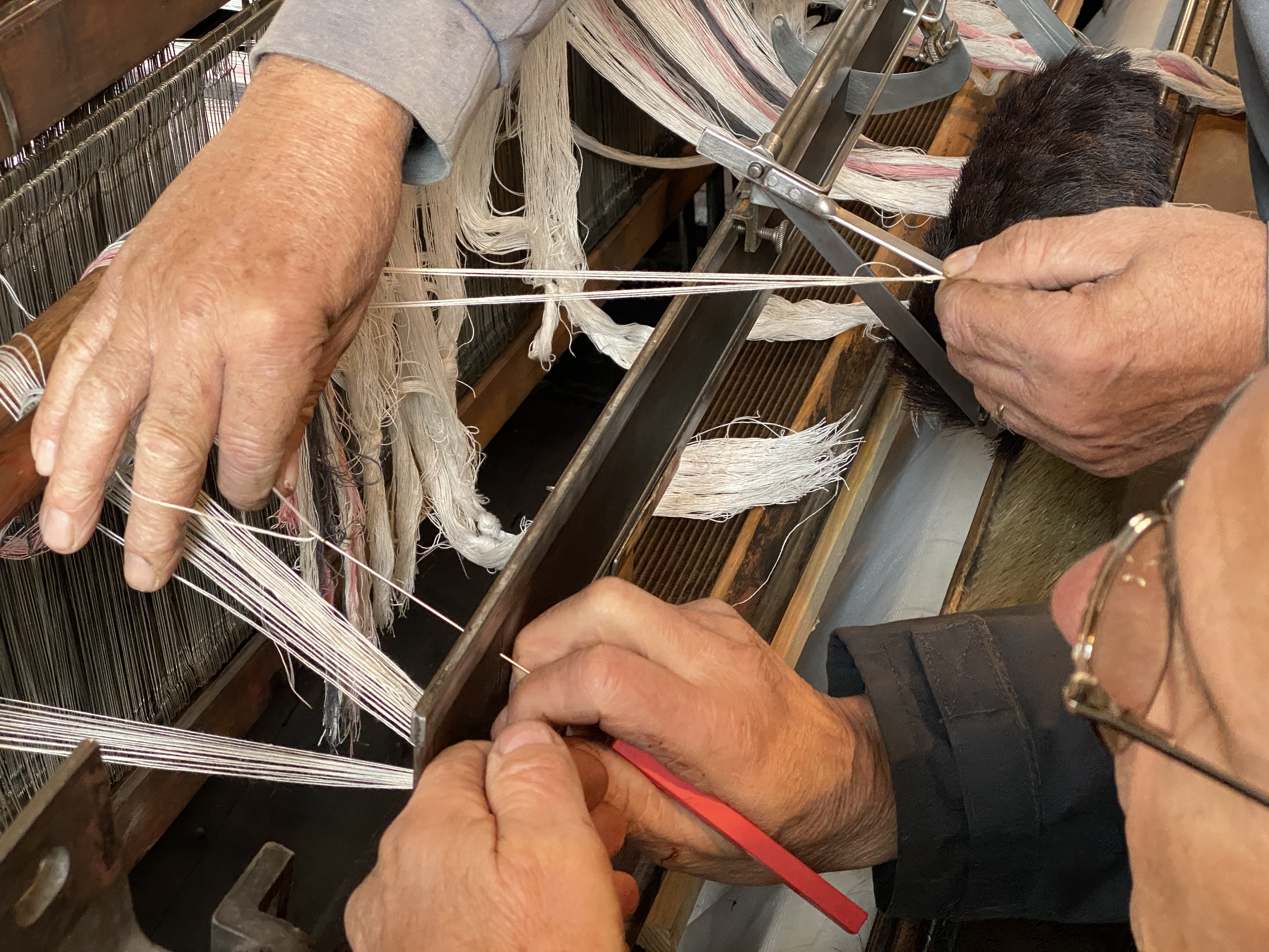 Captation avec la médiatrice de la Maison des Tresses et Lacets