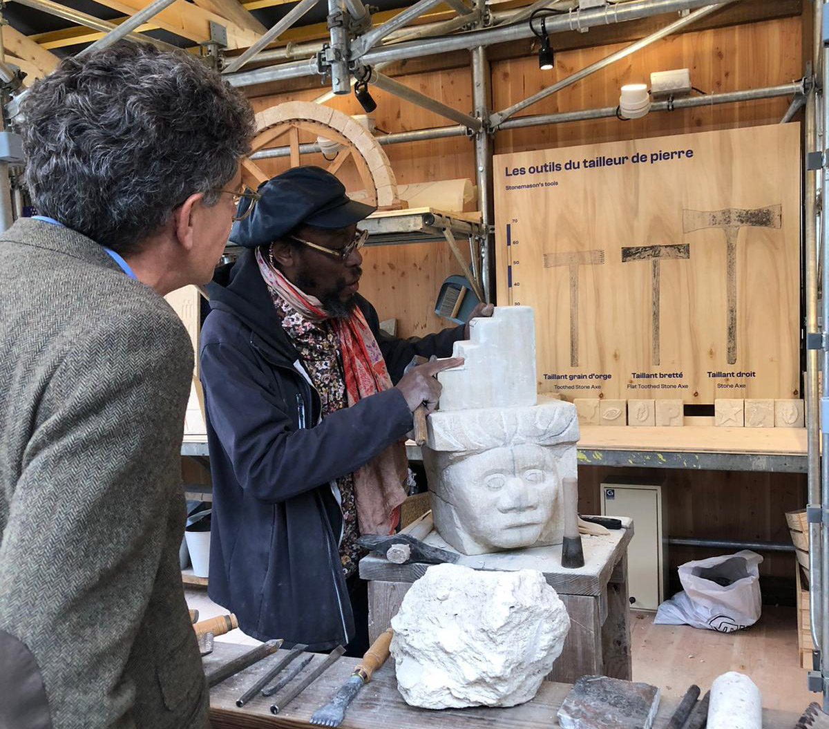 Démonsration de Délivrance Makingson - Inauguration Suivez la Flêche - Crédit Brune Schlosser