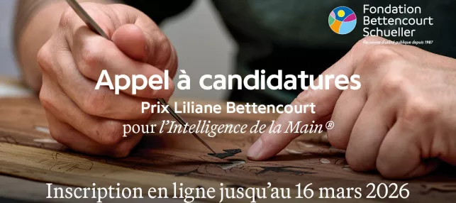 Appel à candidature - Prix de l'Intelligence de la Main