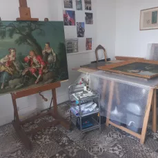 Restauration de tableaux sur toile, bois et peintures murales
