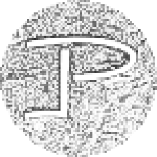 logo de l'atelier BRIS, c'est un P sculpté