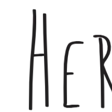 Logo Aude Herrard en 11 lettres noir sur blanc