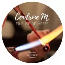 Cendrine M. Fileuse de verre - Murano Contemporary Glassart - Oingt, 69620