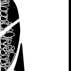 Logo de Anne Tymen : une moitié de a et une moitié de t qui forment un m