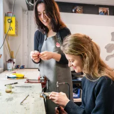 Stage de découverte ciselure Agnès Sevestre A.S. Bronze d'art à Paris 11