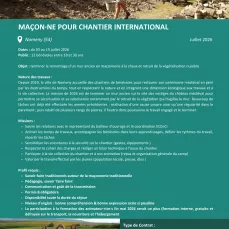 Fiche descriptive du besoin en animateur ou animatrice technique sur le CIB de Nomeny