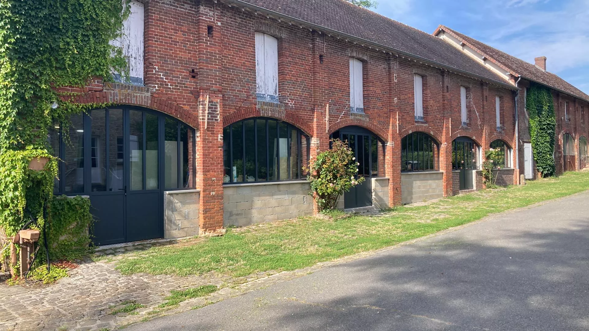 les ateliers et leur verrière