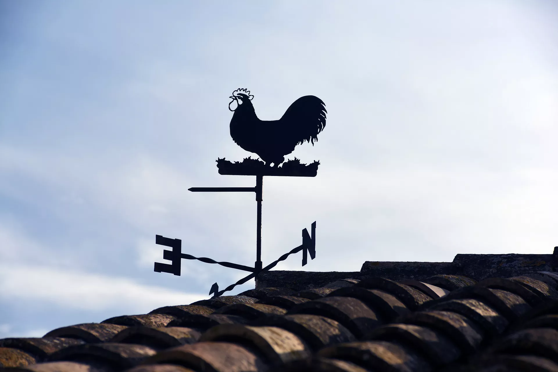 Girouette en forme de coq