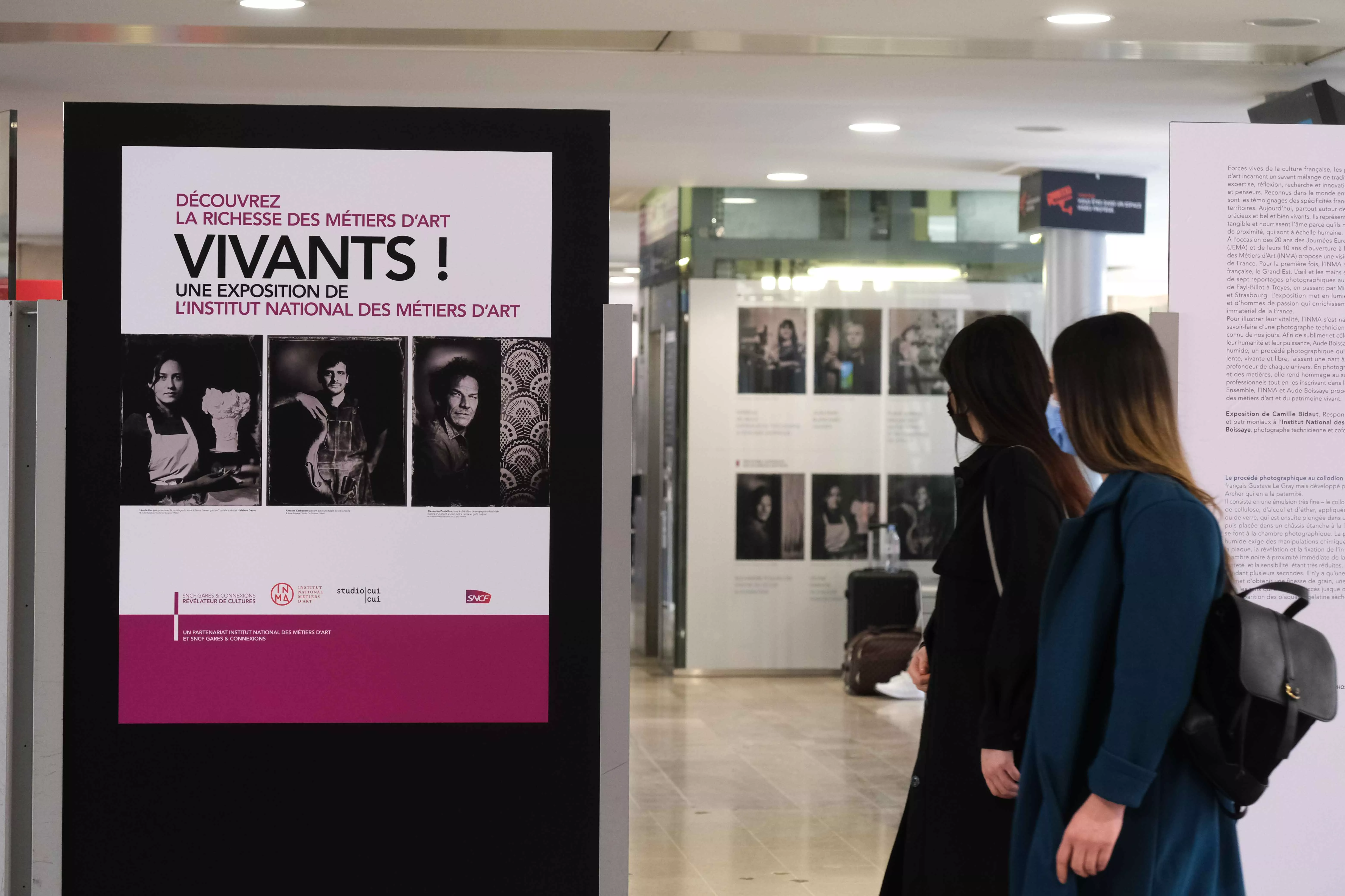 Exposition Vivants ! en gare de Nancy