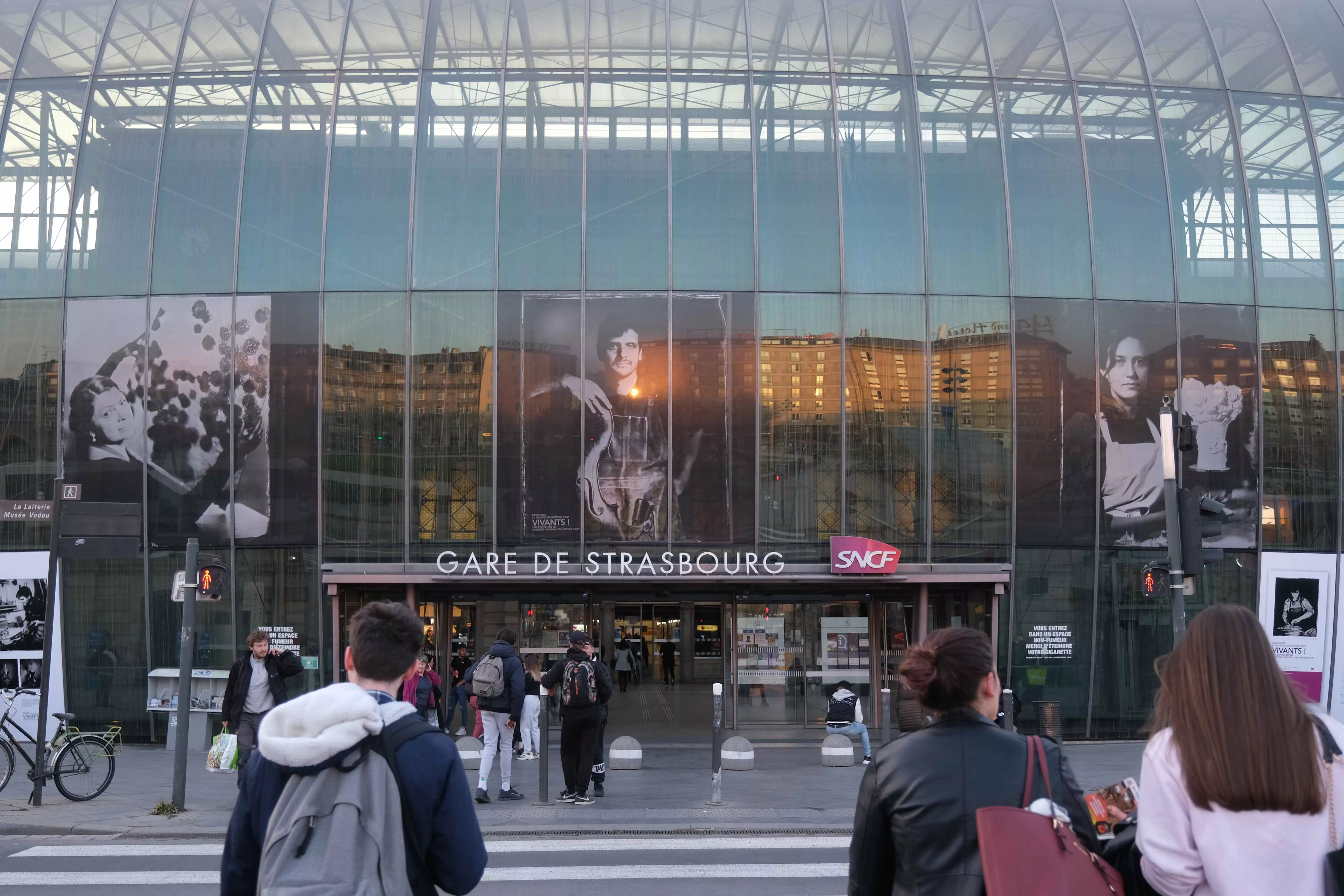 Facade de la gare de Strasbourg