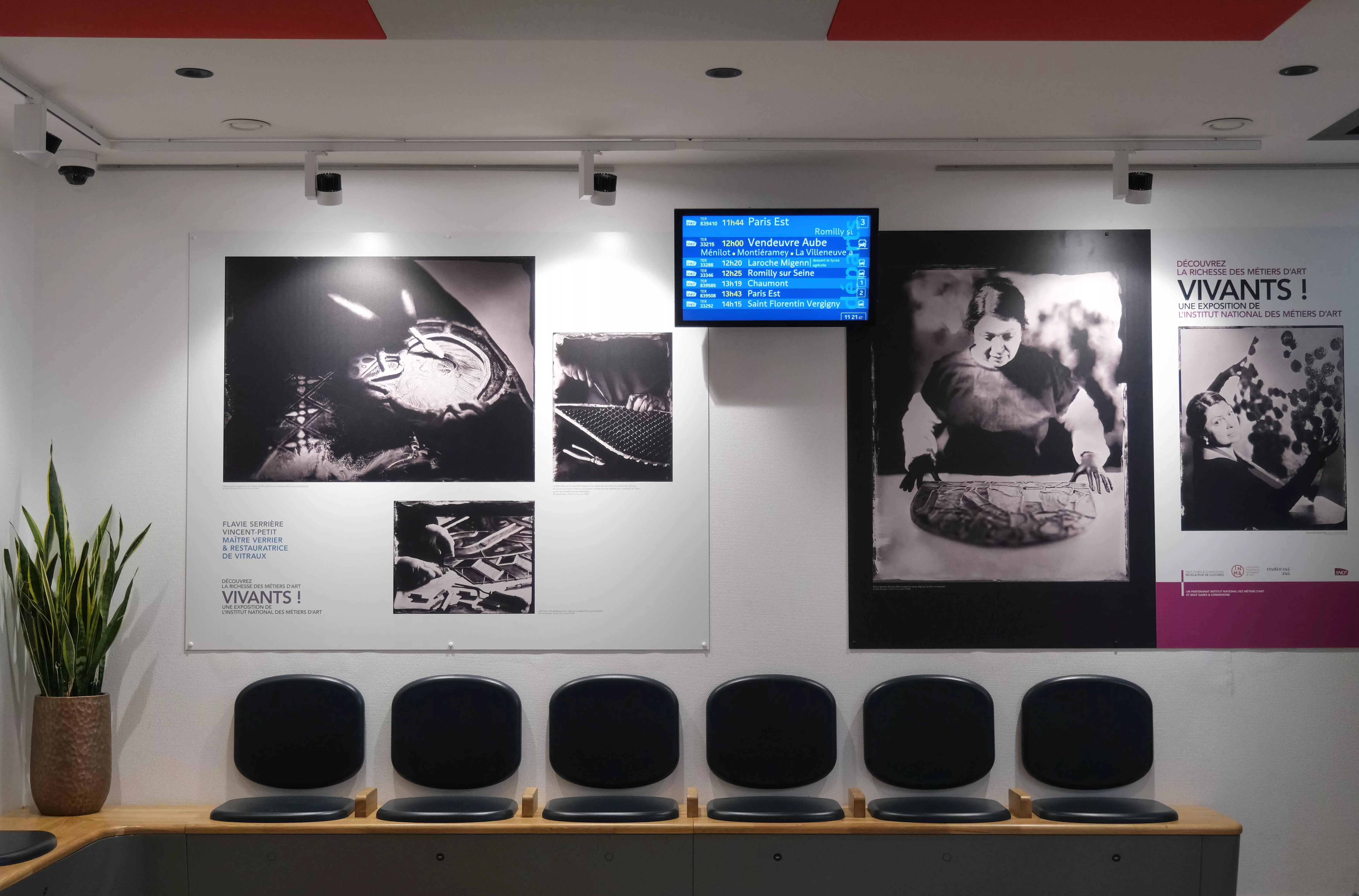 Exposition Vivants ! en gare de Troyes