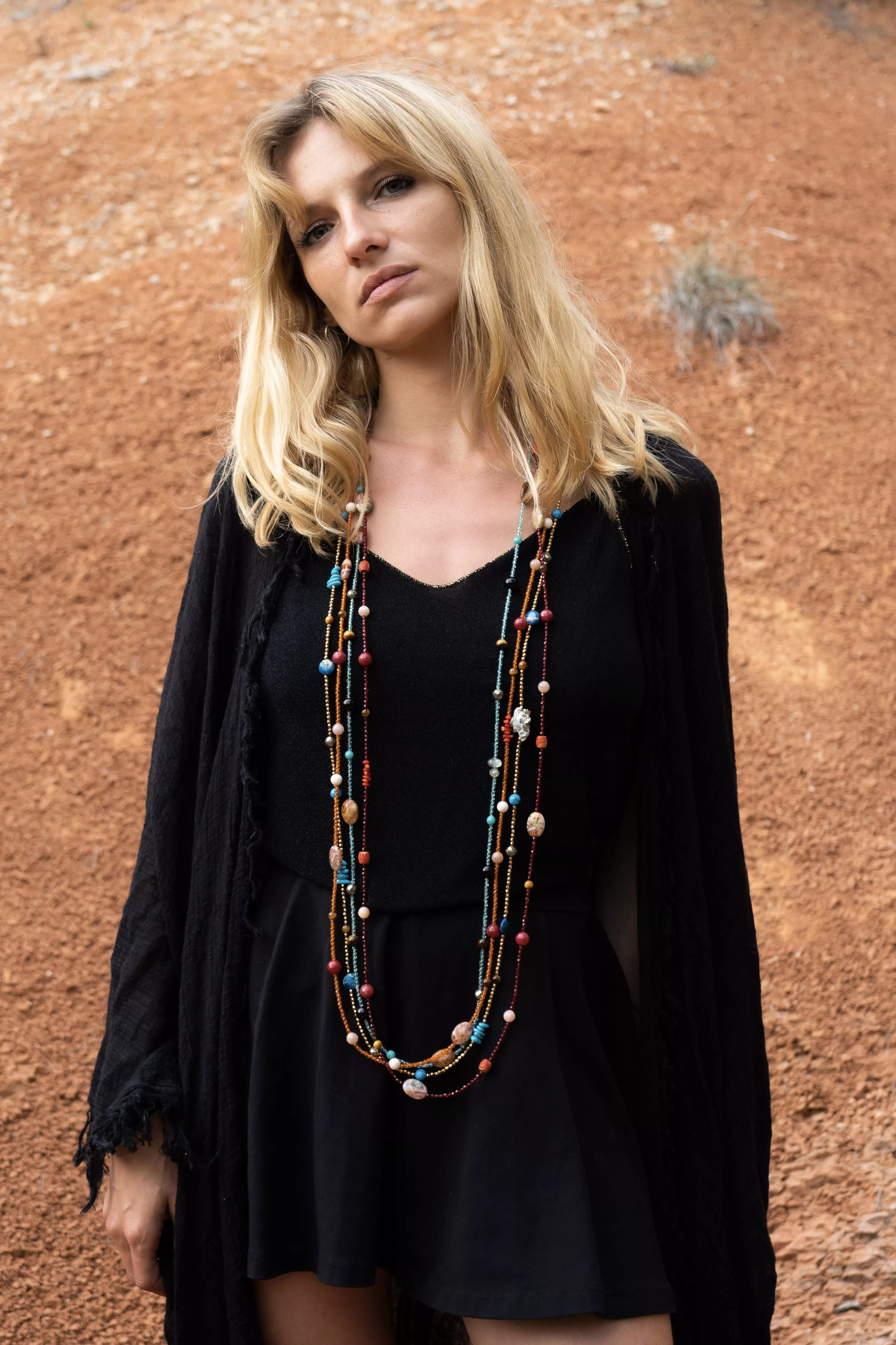 Sautoir Mascarade Stone - Atelier Muriel Biraghi