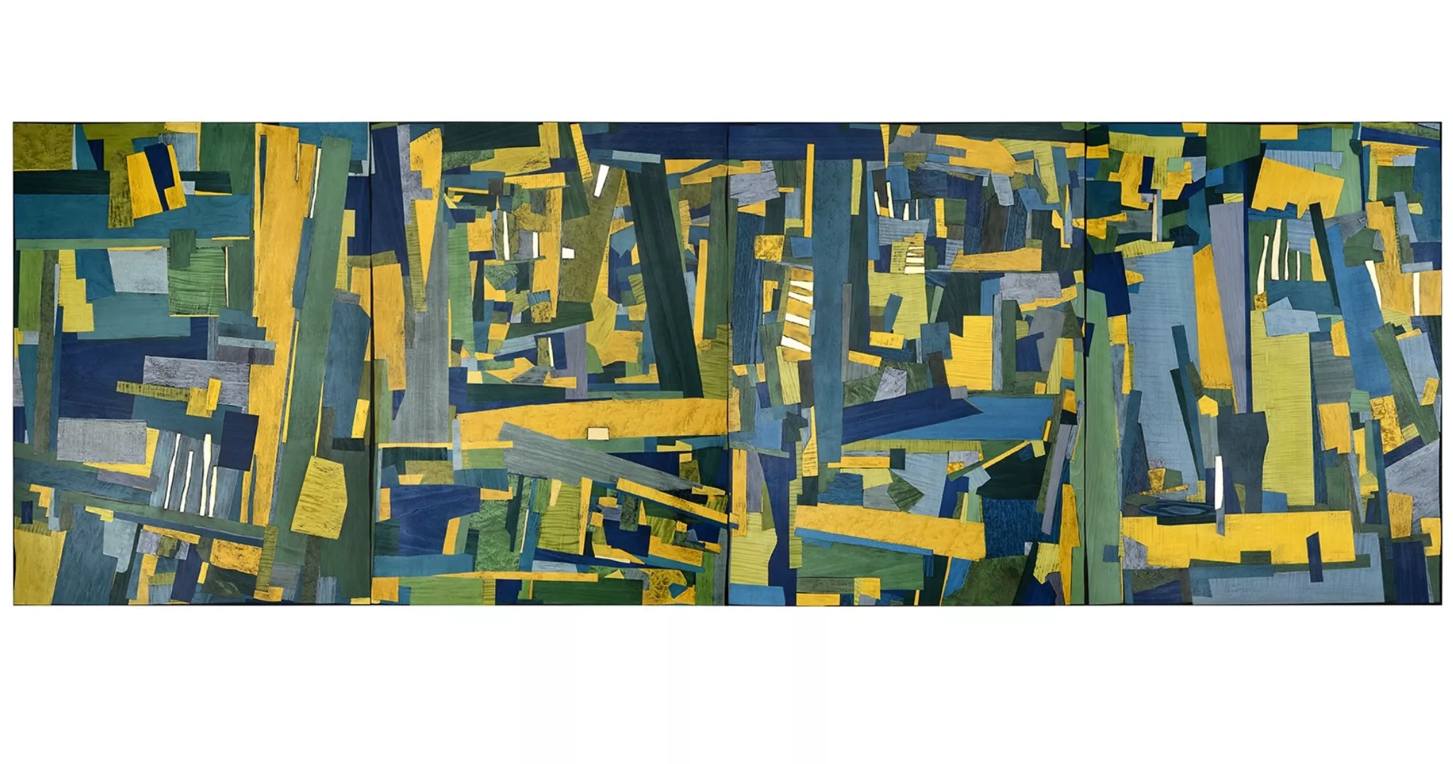 Quadriptyque creation 2022 - 2024 - marie dubois marqueterie