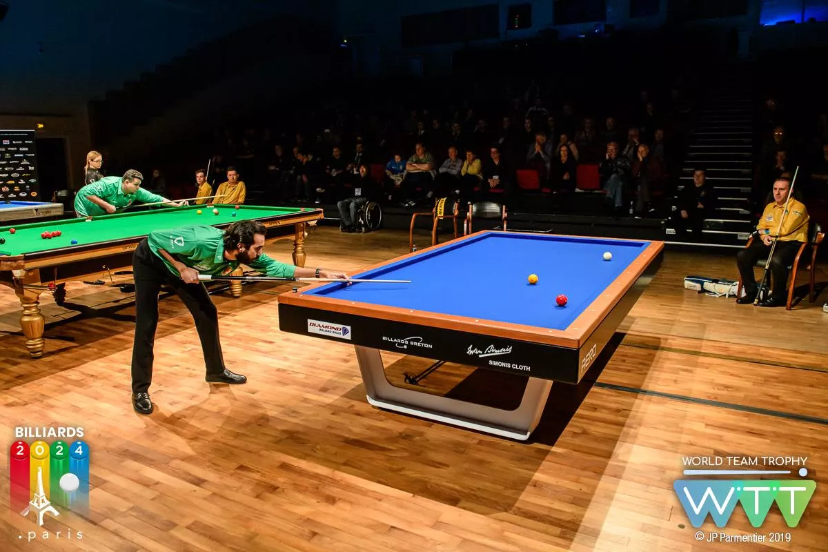 Billard AERO 3m10 Carambole édition spéciale pour la candidature du billard aux JO