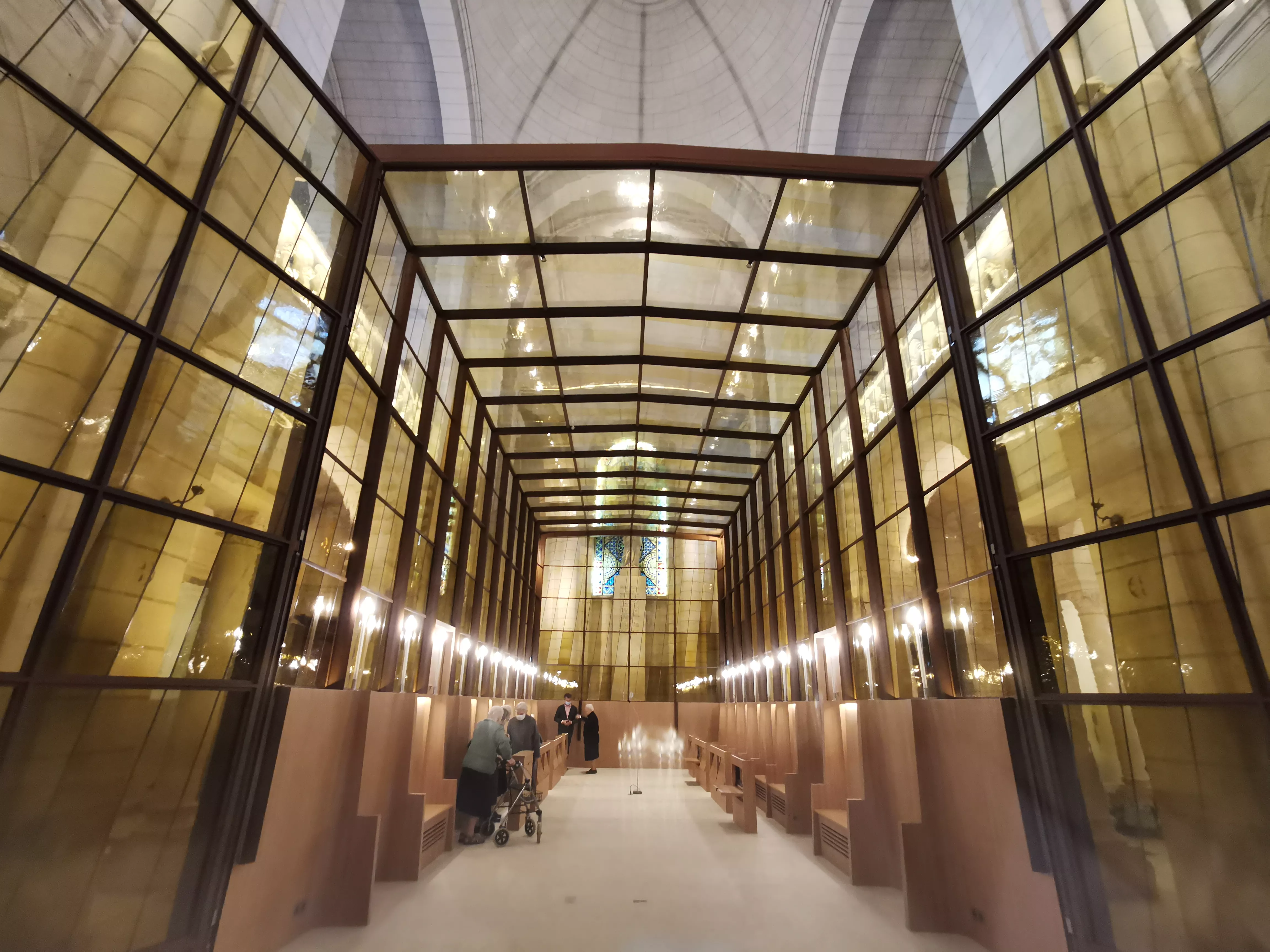 Création d'un oratoire acier et vitraux, Chapelle de la Grande Breteche, Tours