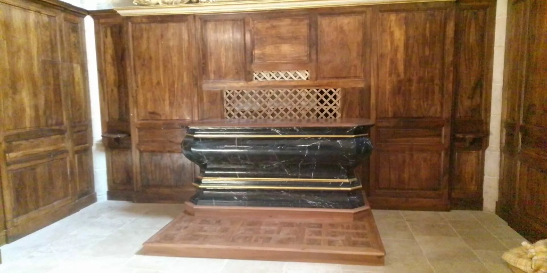 aménagement chapelle du chapitre de la cathédrale de Mende 