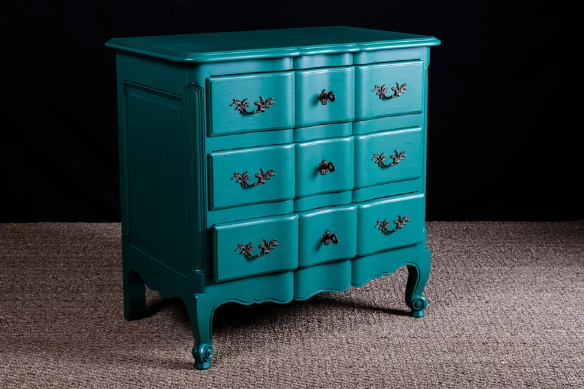 Commode patinée par l'Atelier Bleu Marline