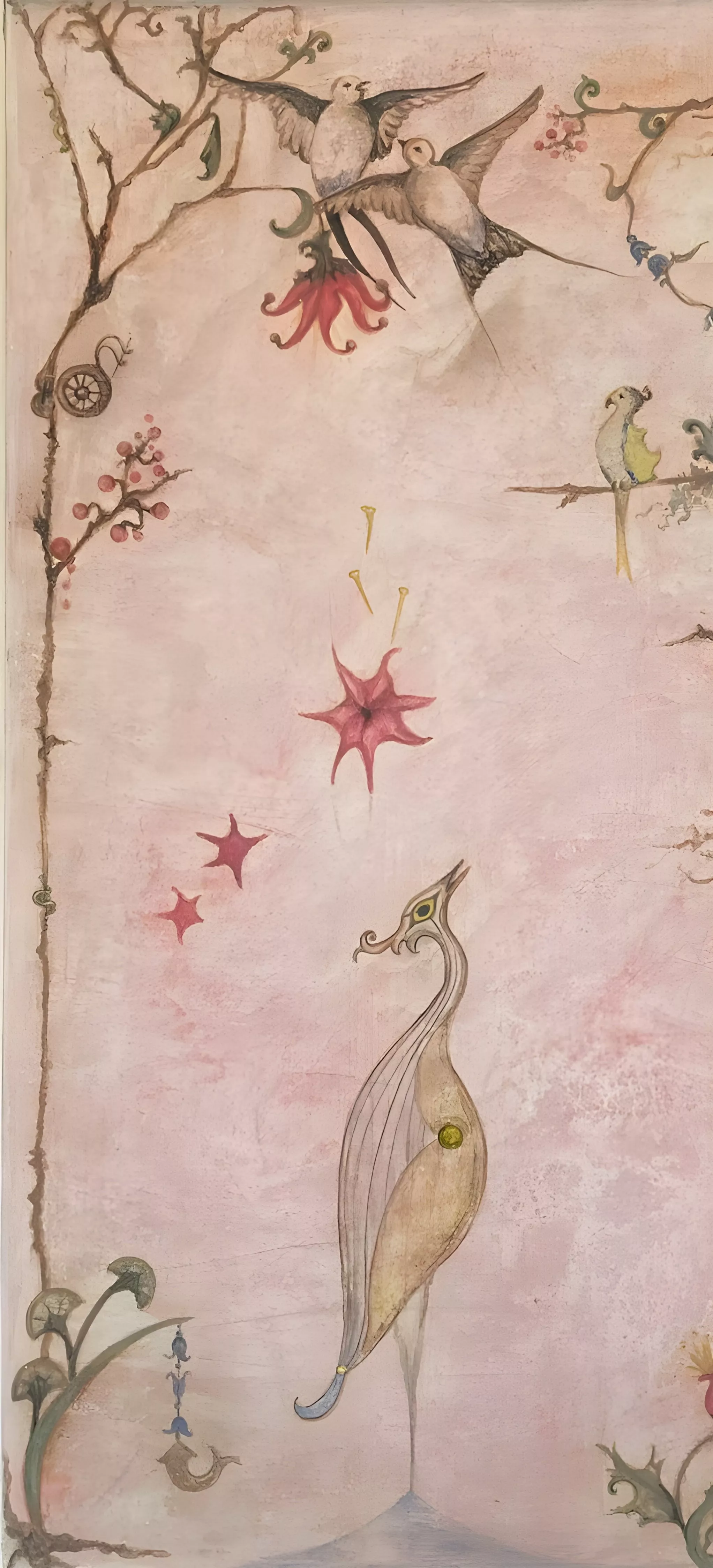 peinture sur enduit de chaux