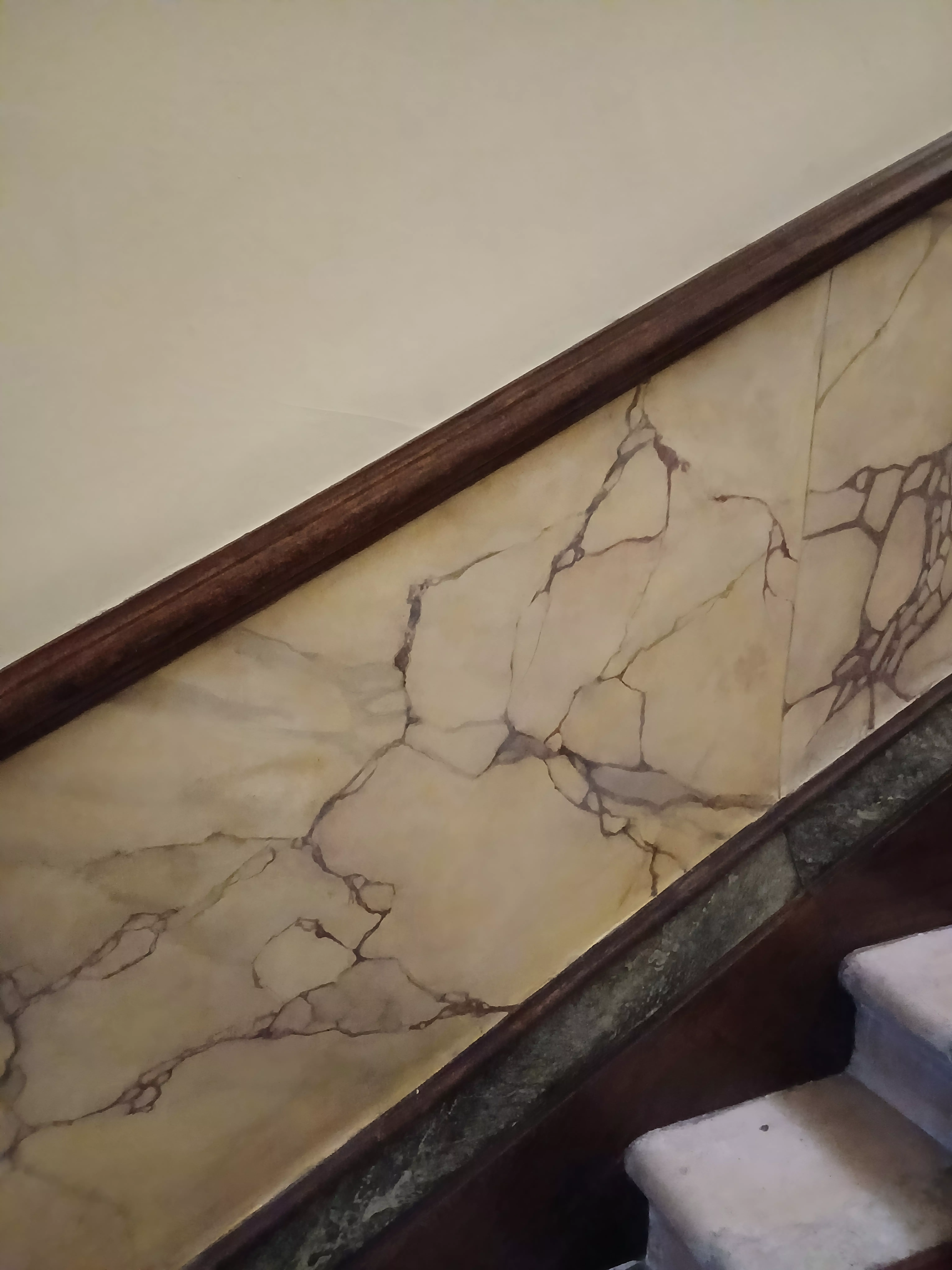 restauration de faux-marbre