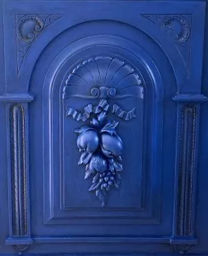 Porte sculptée Patine au chiffon