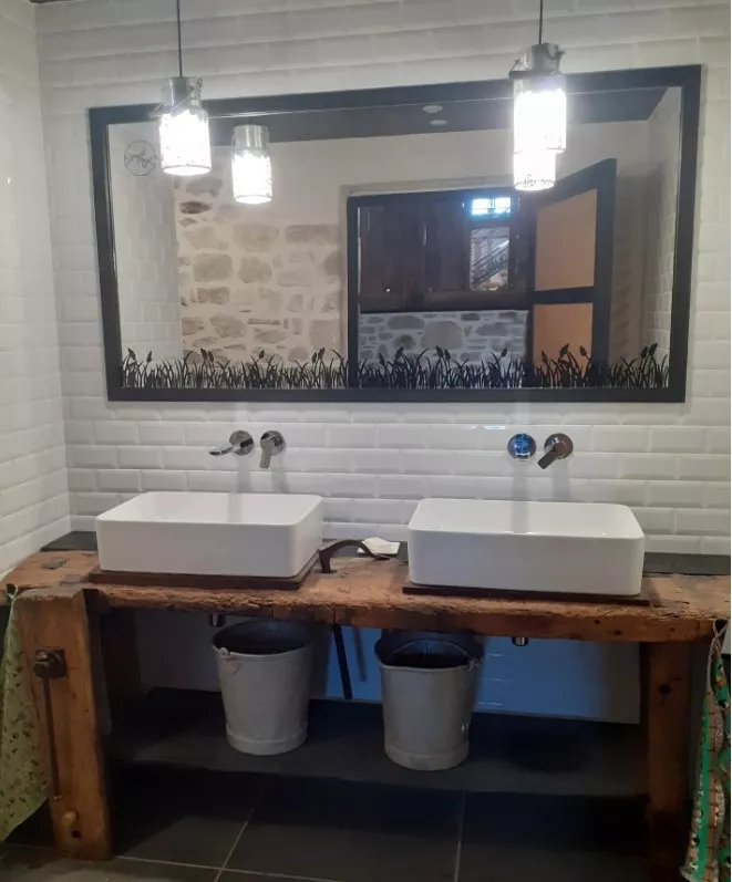 Gravure sur miroir personnalisée