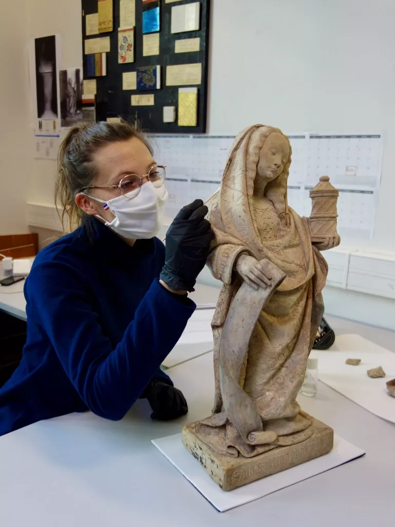 Restauration de la Marie-Madeleine de Souvigny