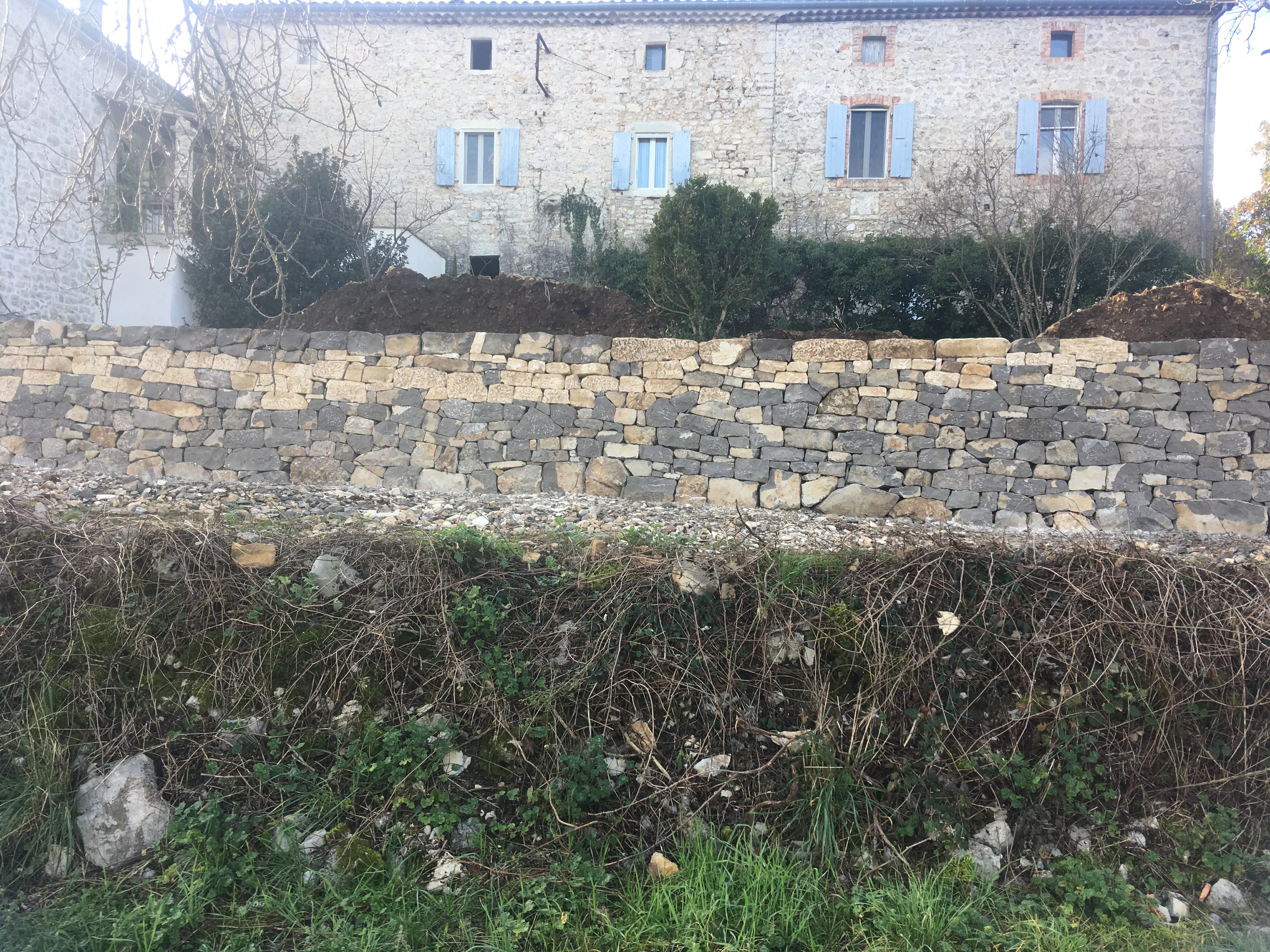 Mur Calcaire Banne