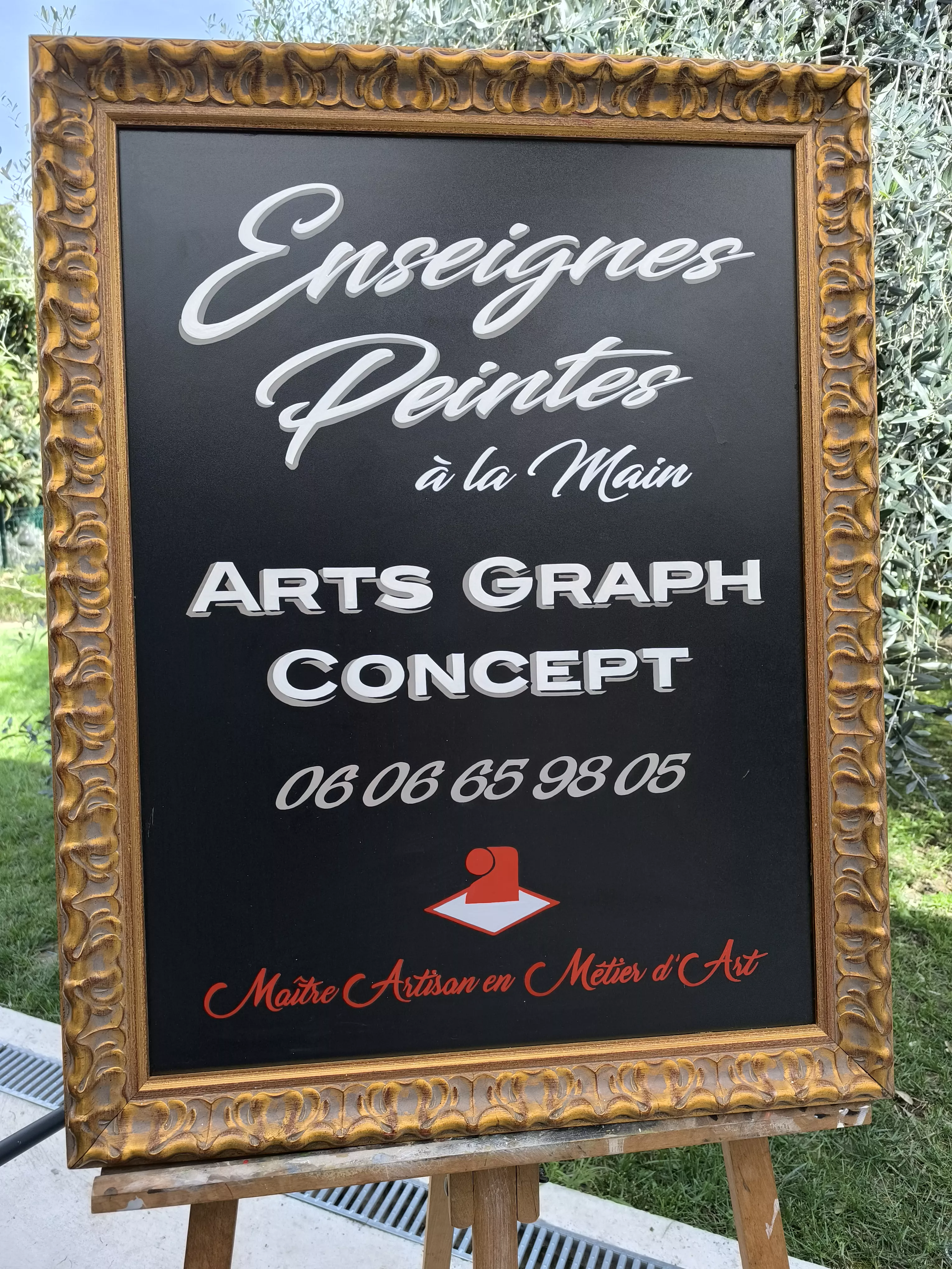 Enseignes Peintres à la main, Création, Réalisation, Reproduction