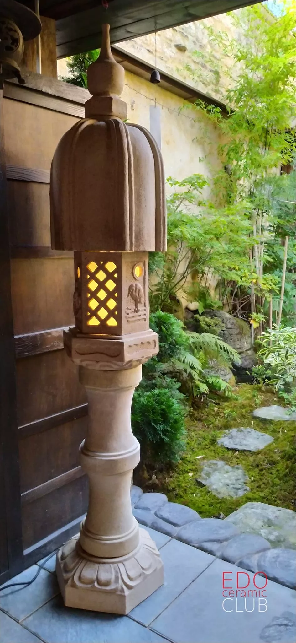 EDO Ceramic - lanterne-nuresagi en grès ingélif