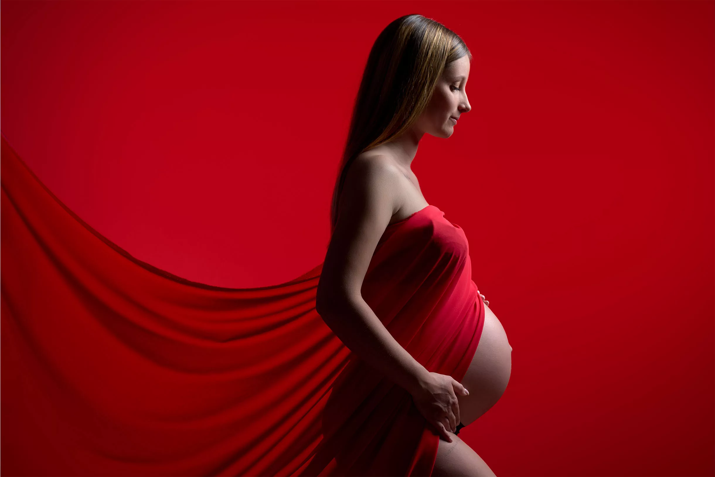 Portrait d'une femme enceinte