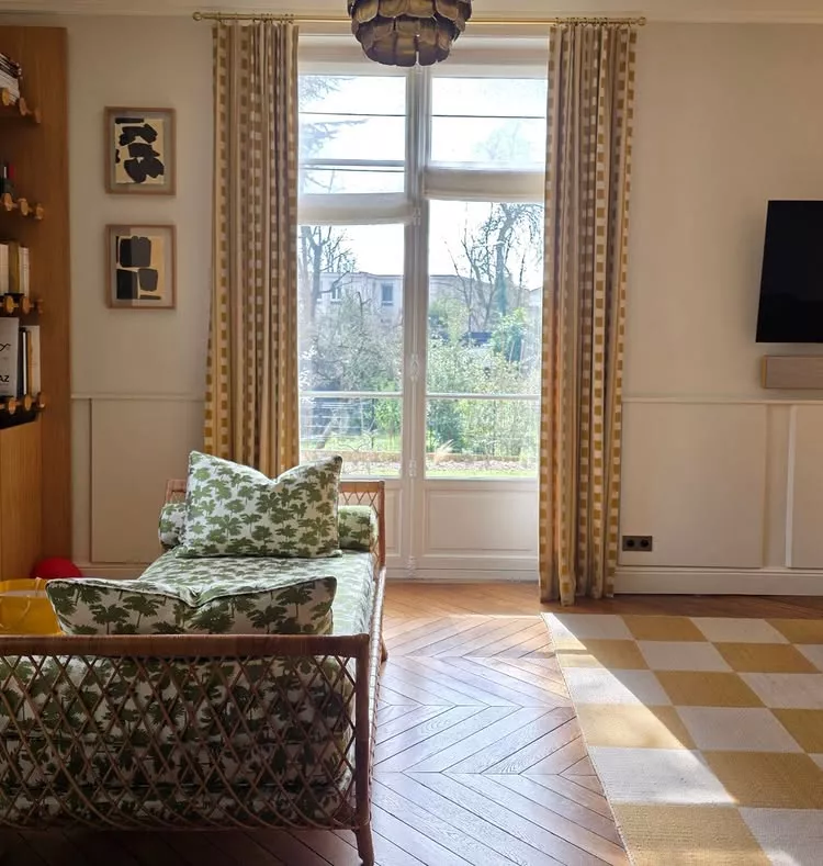 Confection de rideaux et banquette