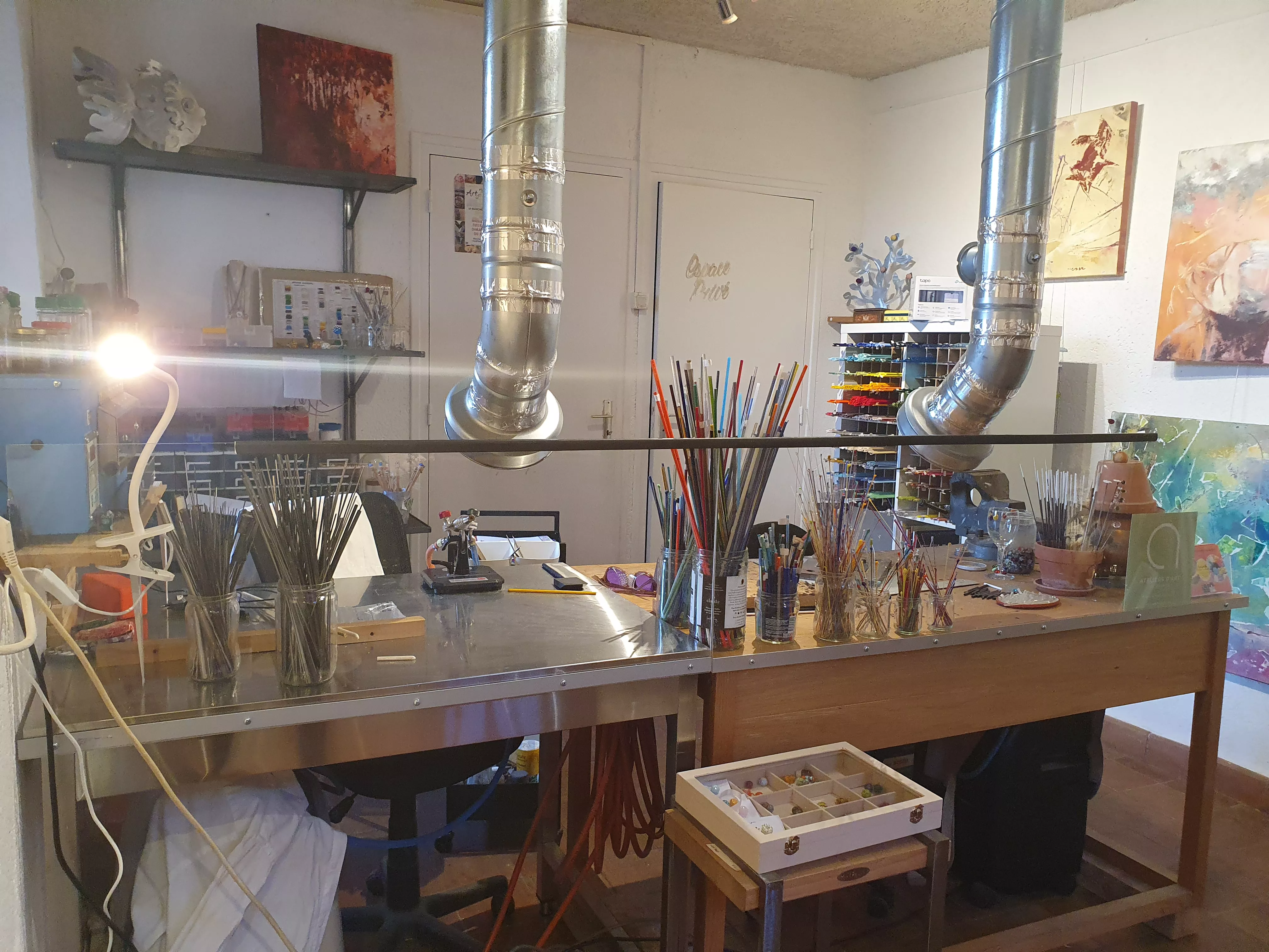 Atelier Cendrine M. Fileuse de verre - Oingt 69620