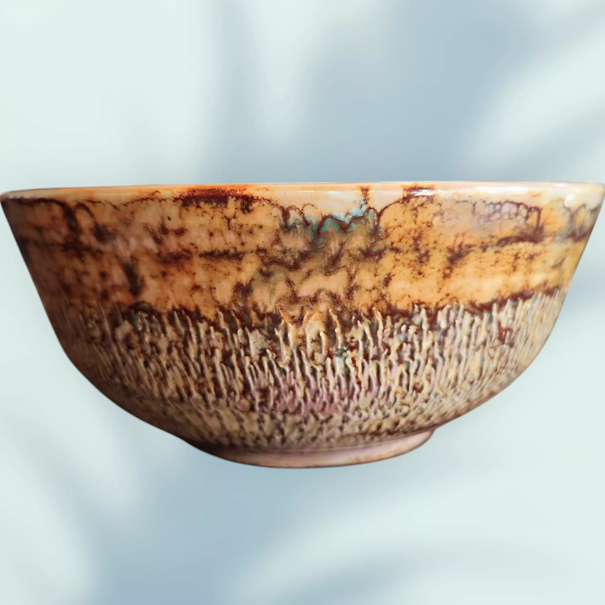 Saladier effet tigré