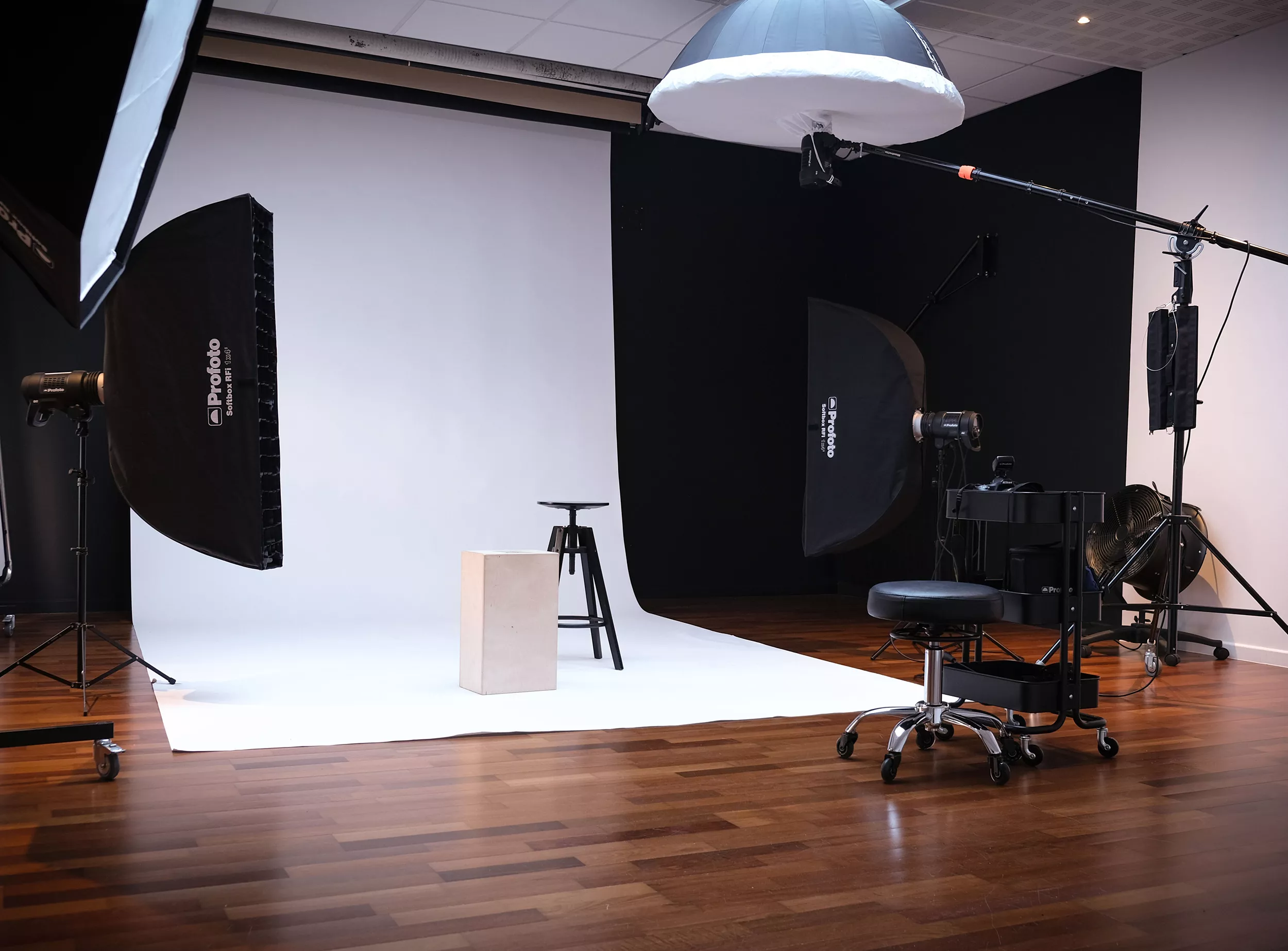 Studio Audrey Guillou  Vue du plateau Studio