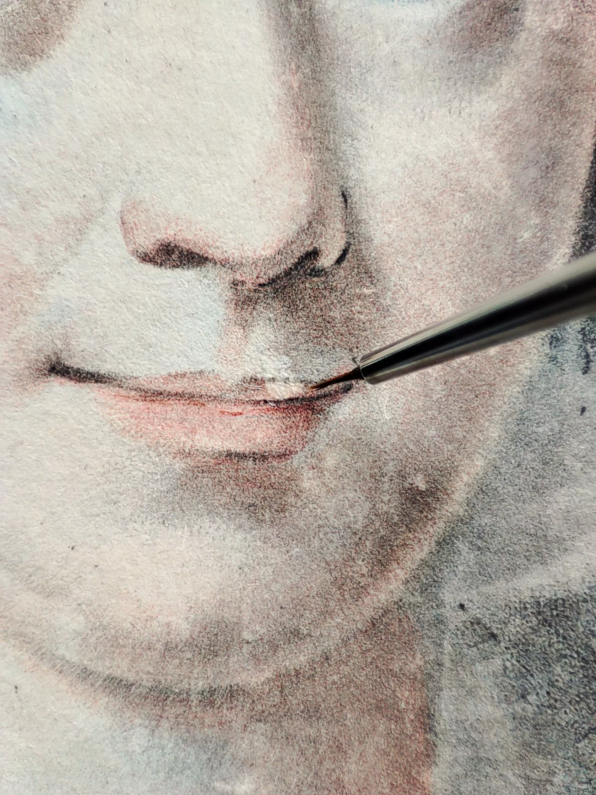 Retouche d'un comblement