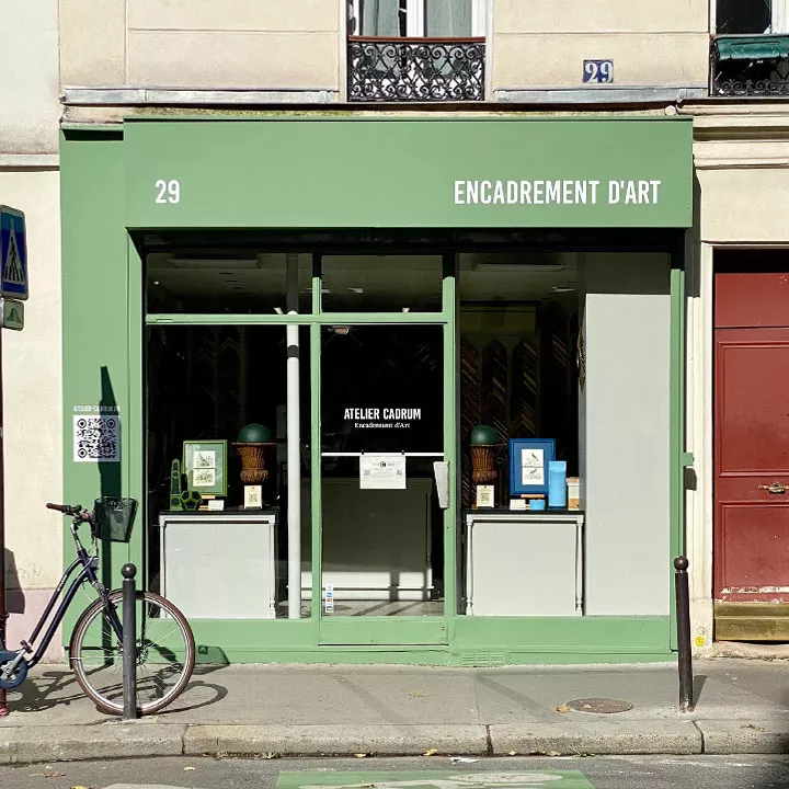 Devanture ATELIER CADRUM - Paris 17ème