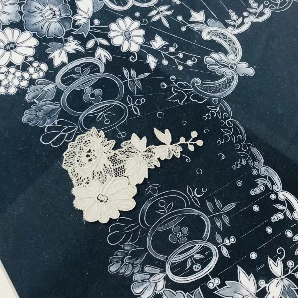 Dentelle au point d'Alençon