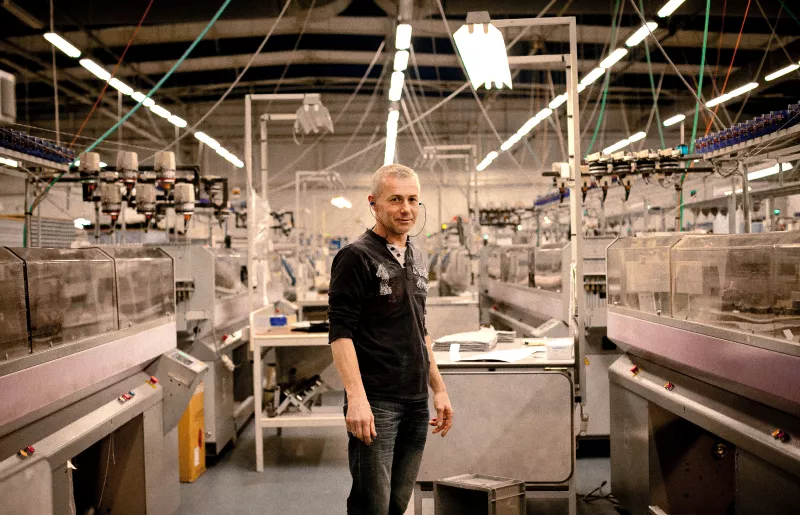 Photo tricotage SAINT JAMES