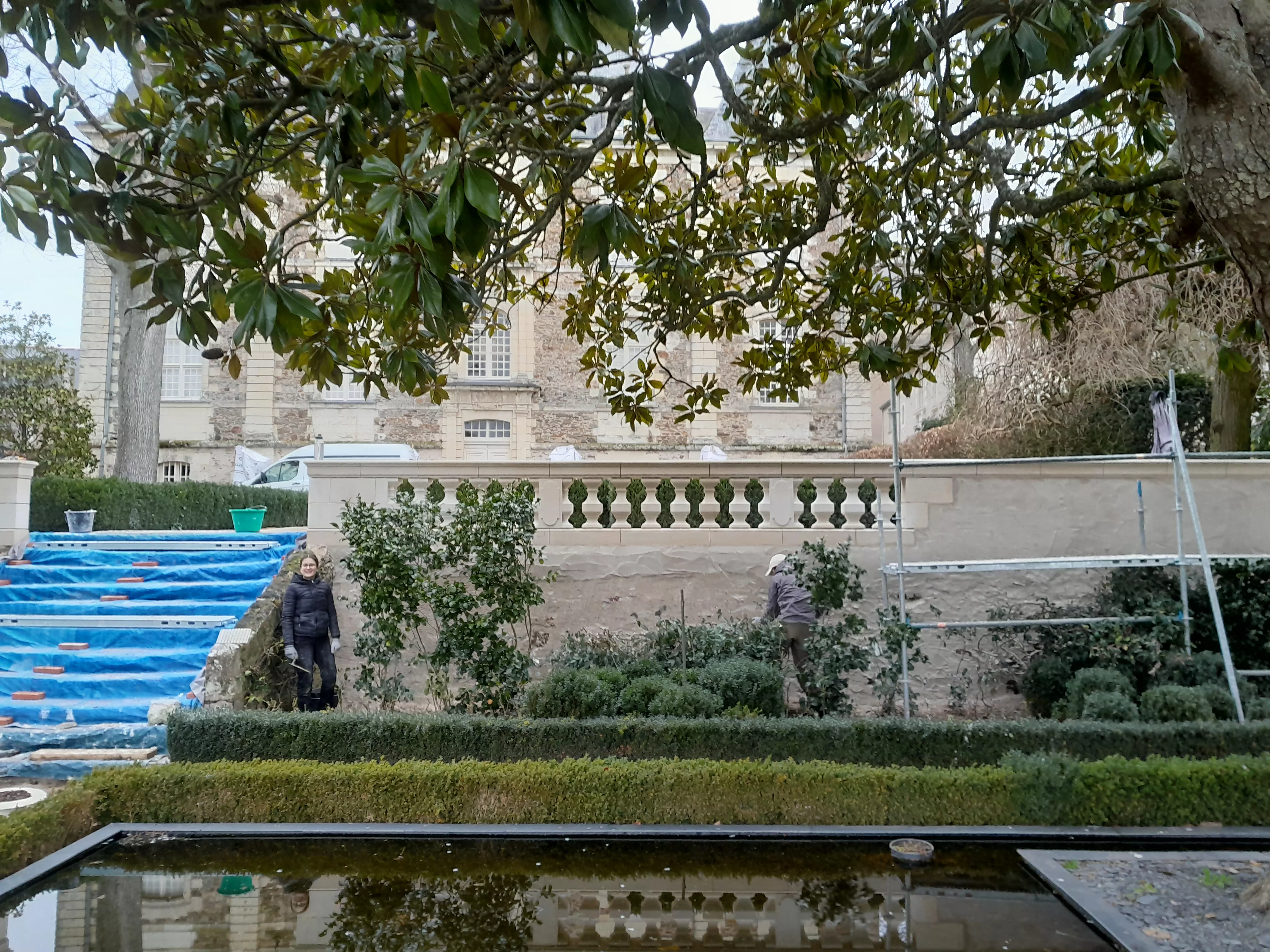 Taille et pose de balustrades