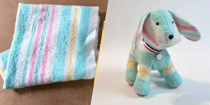 Exemple transformation en chien souvenir