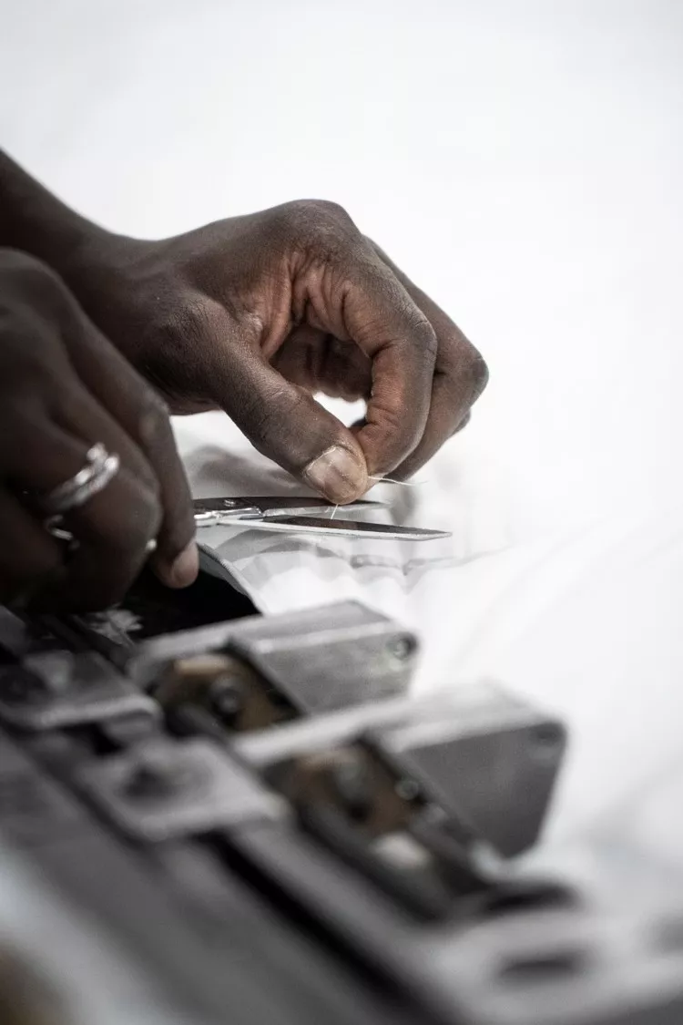 Couture d'une couette