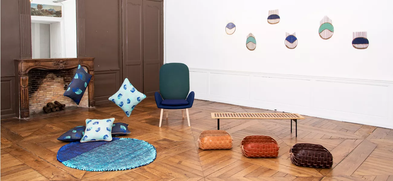 Vue de l'exposition Parenthèse, fin de résidence Les M Studio