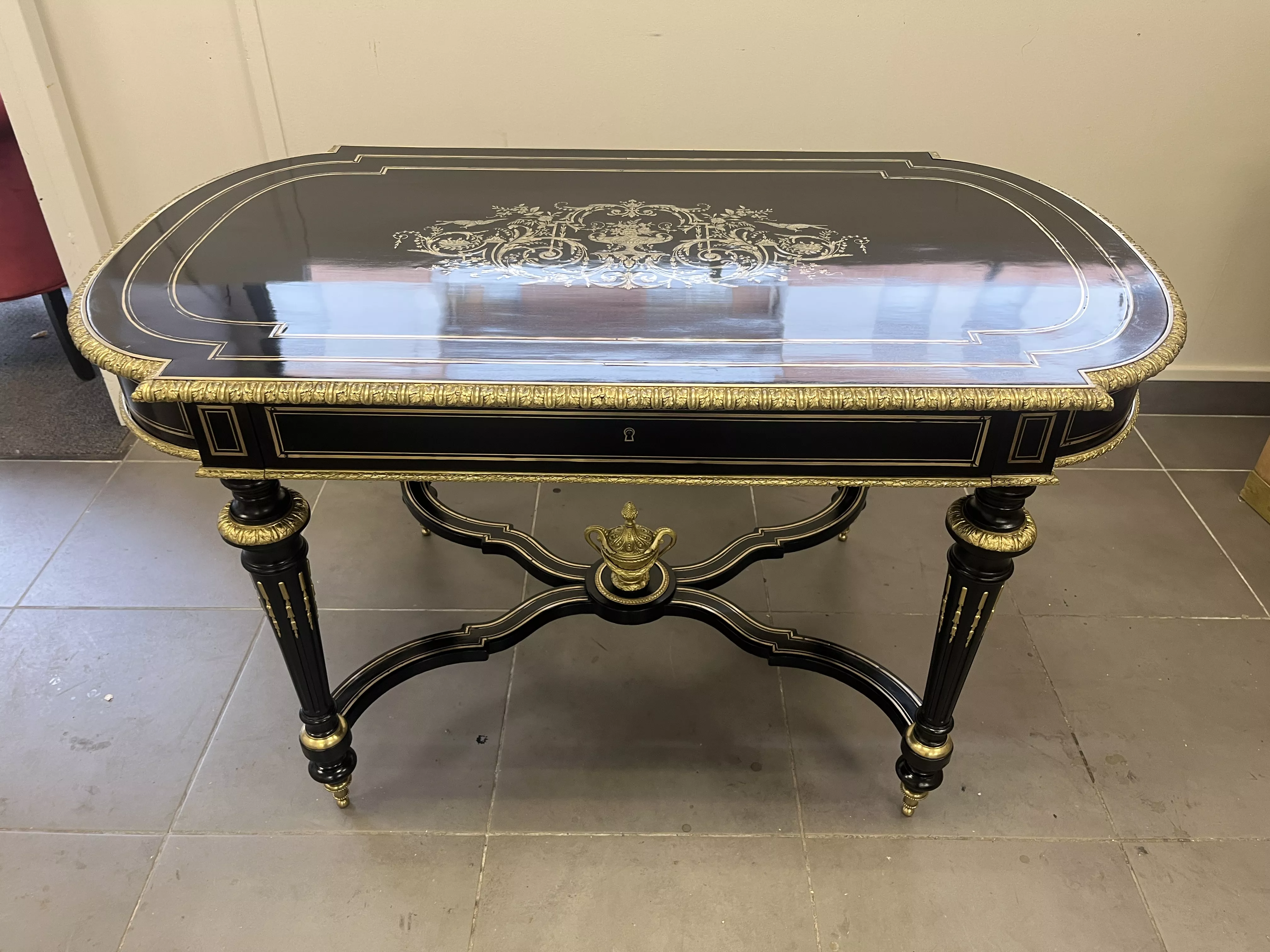 Restauration d'un bureau Napoléon III