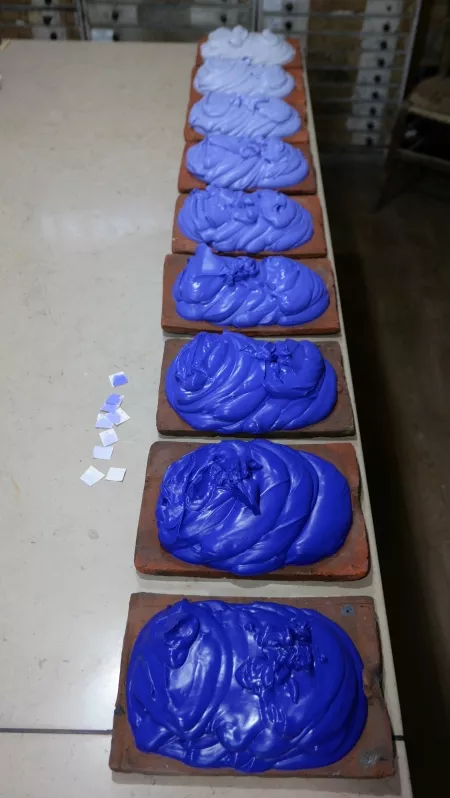 Dégradé de pâte