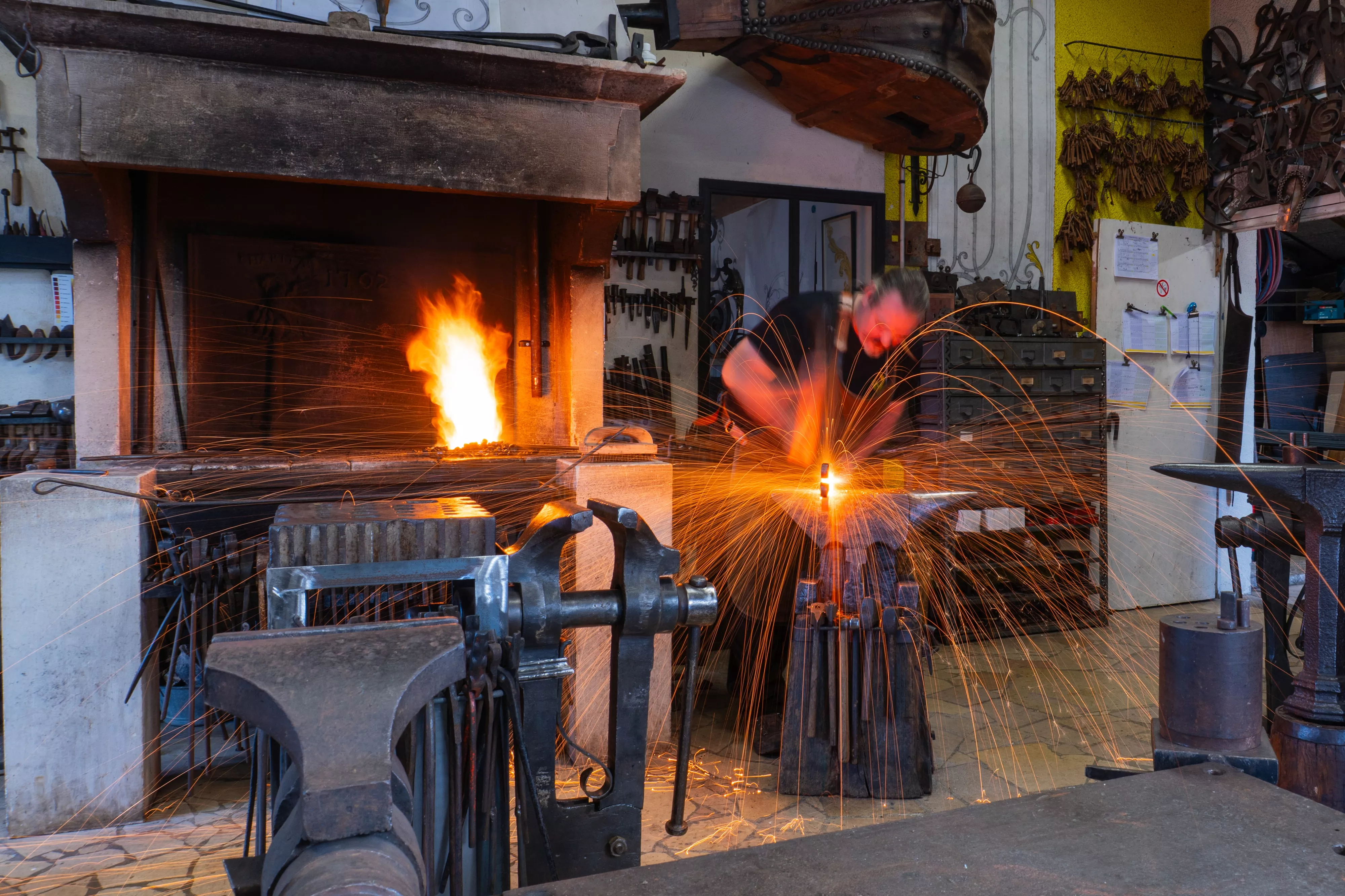 soudure au feu de forge